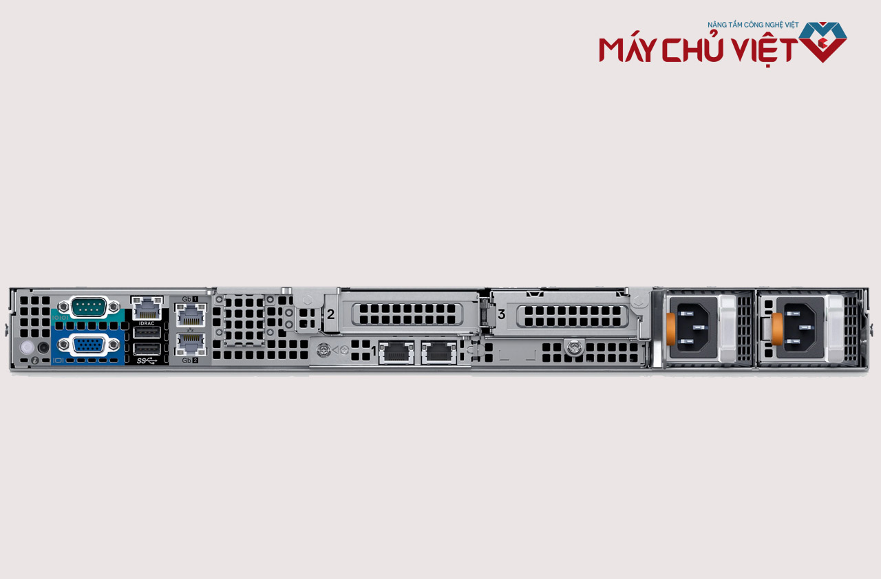 Mặt sau của Dell R440