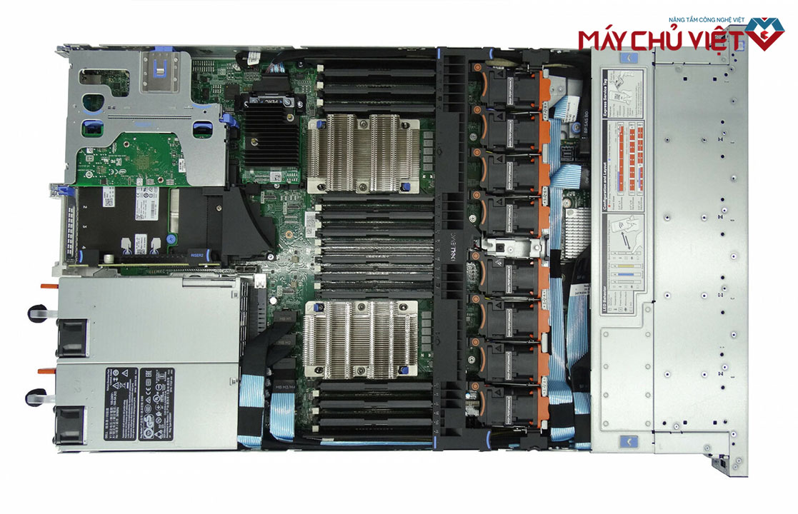Nội thất bên trong của Dell PowerEdge R640