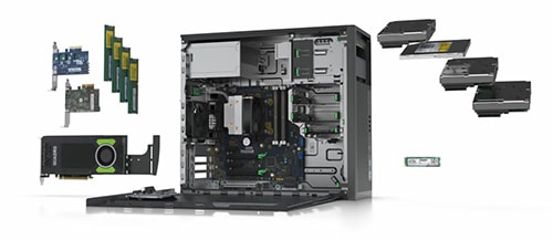 HP Z240 workstation (E3-1225v5/8GB/1TB/P620)