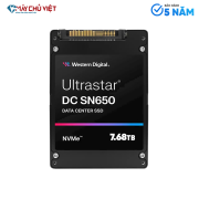 Ổ Cứng WD ULTRASTAR DC SN650 NVMe 7.68TB PCIe