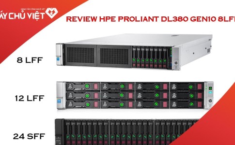 Review chi tiết máy chủ HPE Proliant DL380 3 phiên bản của HP HP Proliant DL380 G10