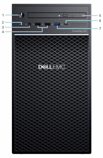 Máy Chủ Dell PowerEdge T40 3x3.5" Cabled