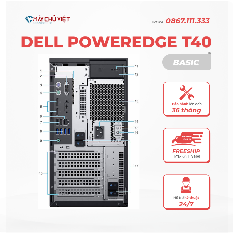 Máy Chủ Dell PowerEdge T40