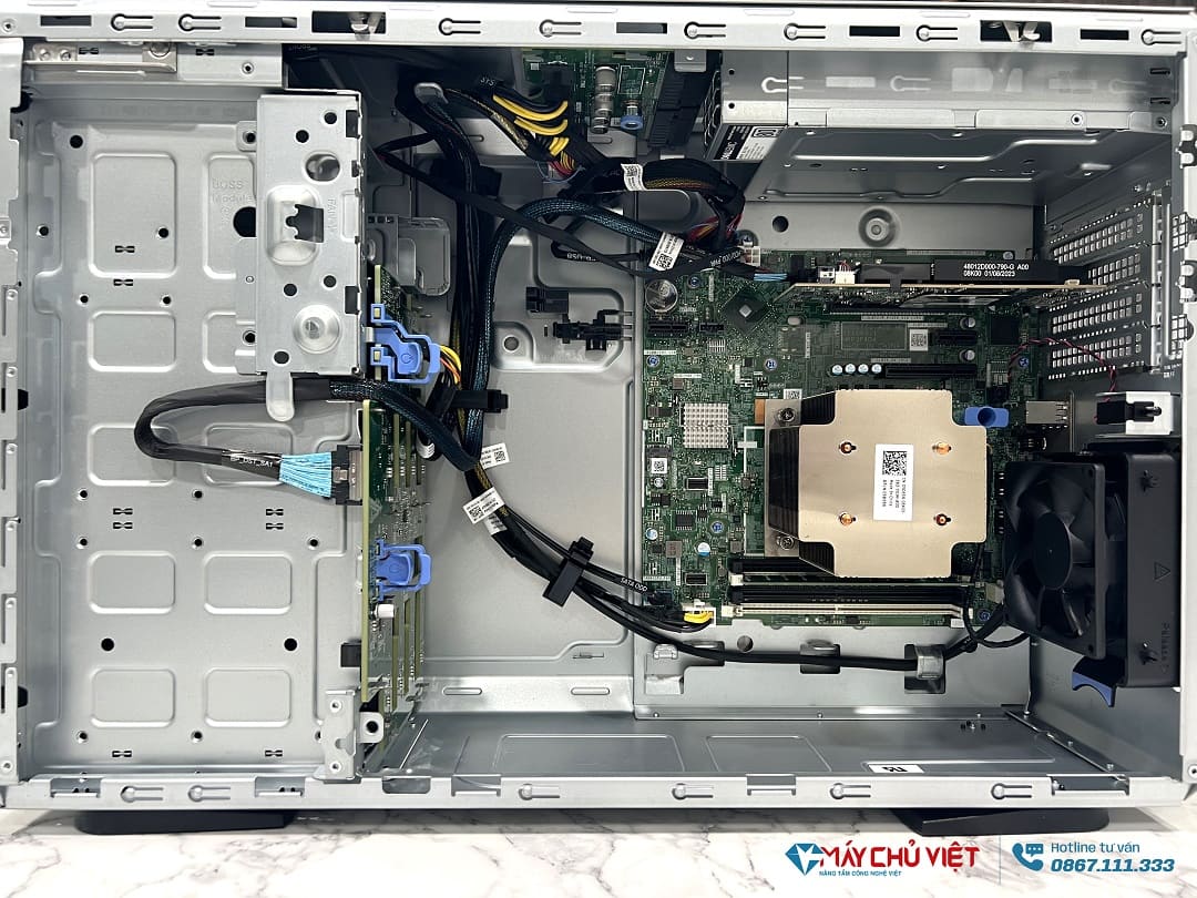 Máy Chủ Dell PowerEdge T350 - 8x3.5" HP/Perc (E-2324G/16GB/450W)