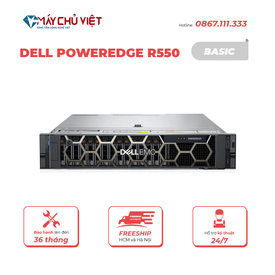 Máy chủ Dell PowerEdge R550