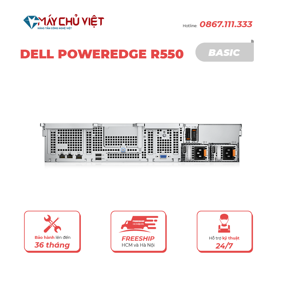 Máy chủ Dell PowerEdge R550