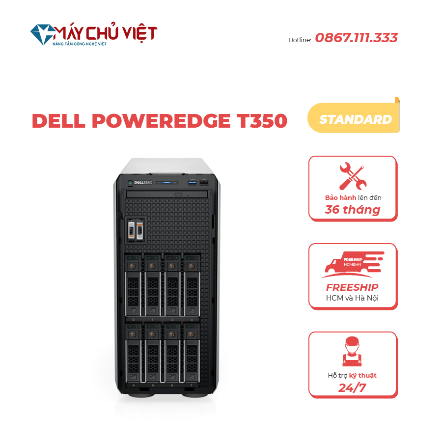 Máy chủ Dell PowerEdge T350