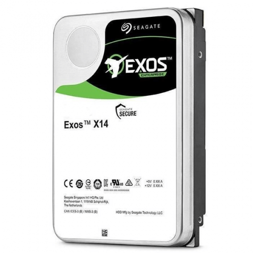 Seagate EXOS X14 14TB 512e/4Kn SATA 6Gbps 7200RPM 3.5in (ST14000NM0018)