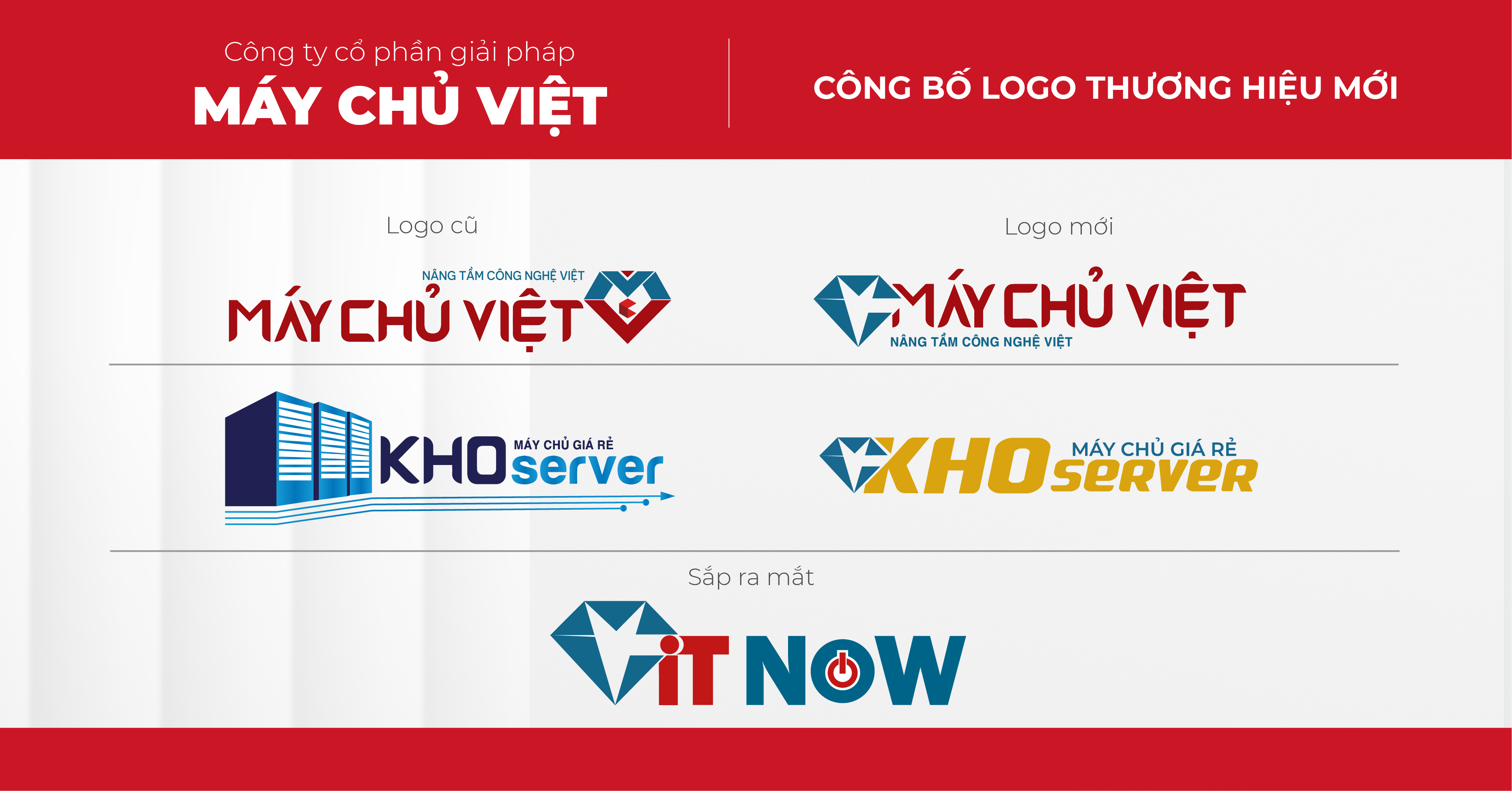 Máy Chủ Việt chính thức thay đổi LOGO nhận diện thương hiệu 