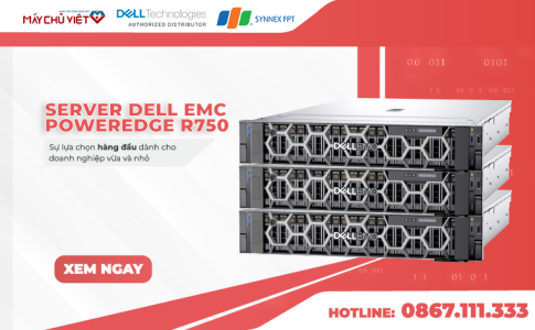 Ra mắt máy chủ Dell EMC PowerEdge R750