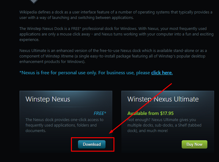 thêm thanh Dock của MacOS vào Windows bằng Winstep Nexus