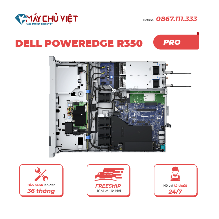 Máy chủ Dell PowerEdge R350
