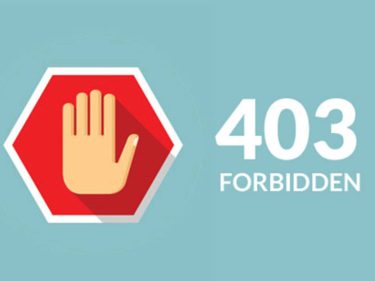 403 Forbidden Access is denied là lỗi gì và cách khắc phục?