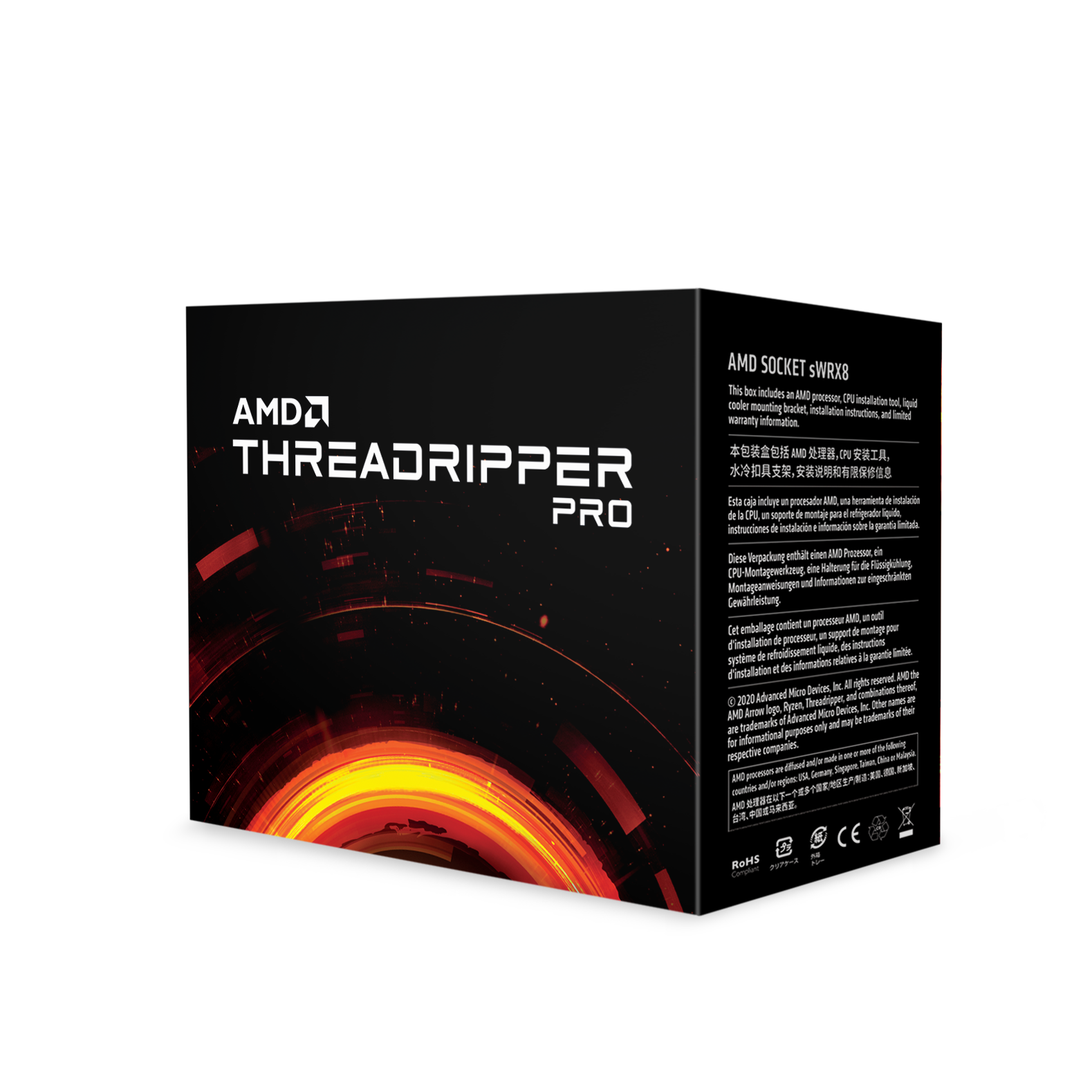 AMD Ryzen Threadripper PRO 3995WX ( Socket sWRX80 , 256MB , 4.2Ghz , 64 nhân 128 luồng )
