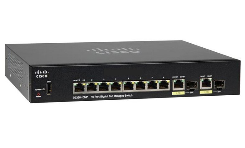 Switch Cisco SG350-10MP-K9-EU