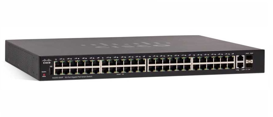 Switch Cisco SG250-50HP-K9-AU