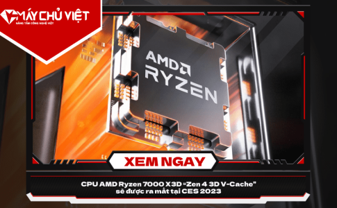 CPU AMD Ryzen 7000 X3D “Zen 4 3D V-Cache” sẽ được ra mắt tại CES 2023