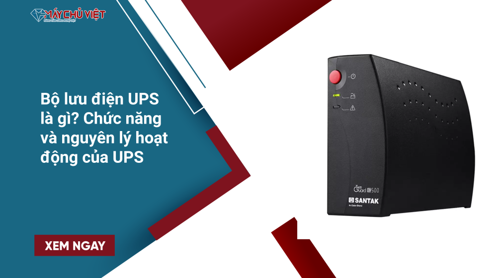 Bộ lưu điện UPS là gì Chức năng và nguyên lý hoạt động của UPS