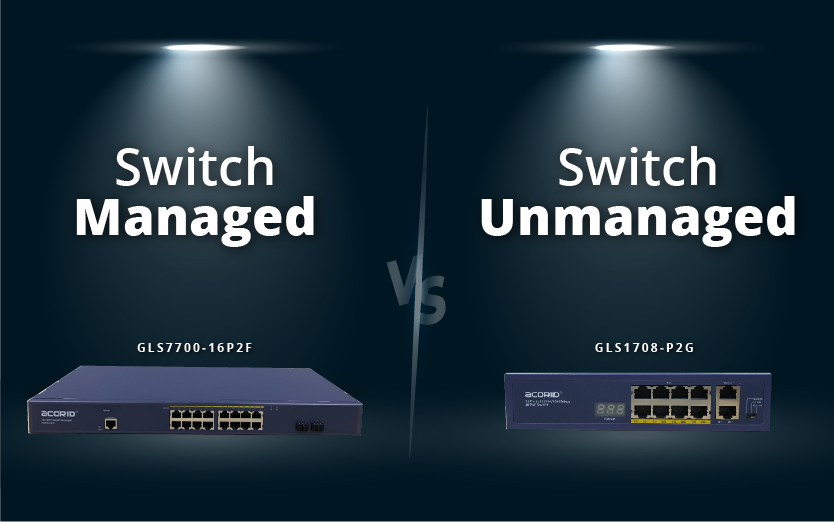 Switch Loại Unmanaged, Smart Và Managed