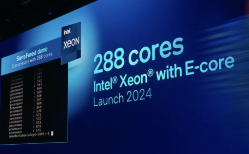 Intel tiết lộ CPU Sierra Forest Xeon với 288 cores