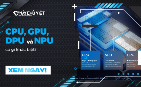 CPU, GPU, DPU và NPU có gì khác biệt?
