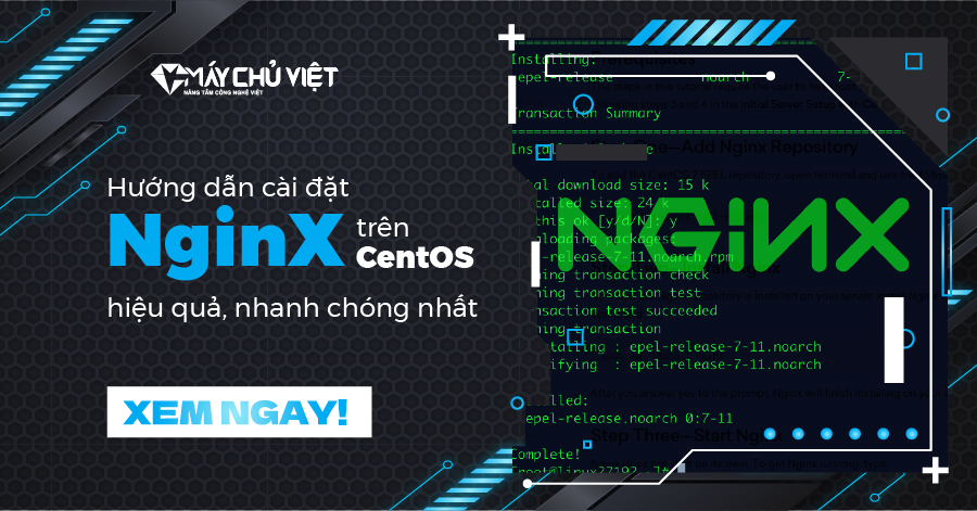 Hướng dẫn cài đặt NginX trên CentOS hiệu quả nhất