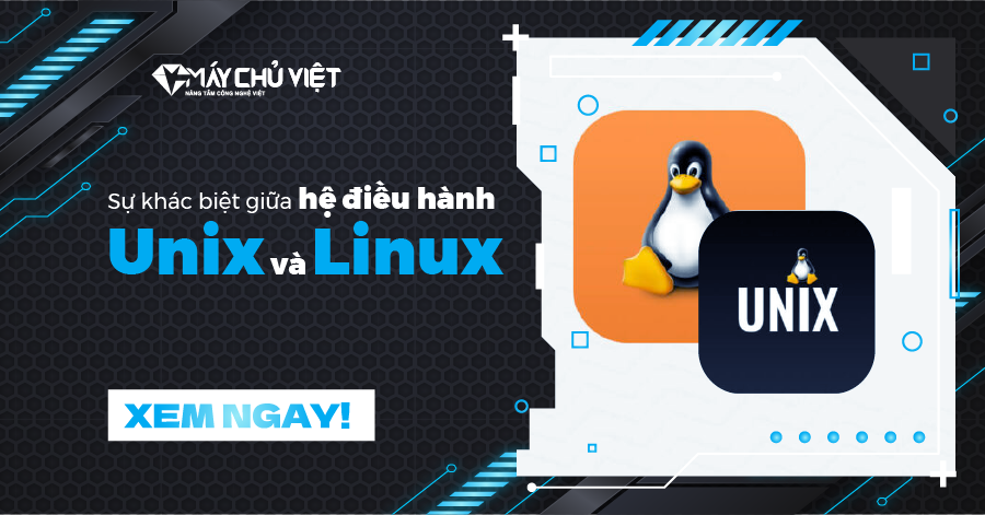 Sự khác biệt giữa hệ điều hành Unix và Linux