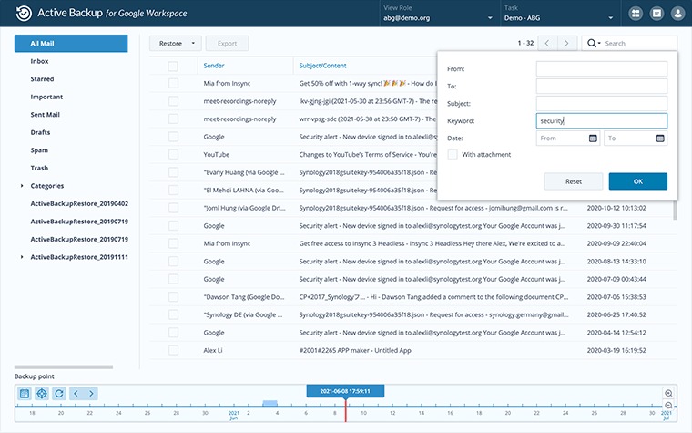 Giai Phap Sao Luu Chu Dong Synology Cho Google Workspace 6