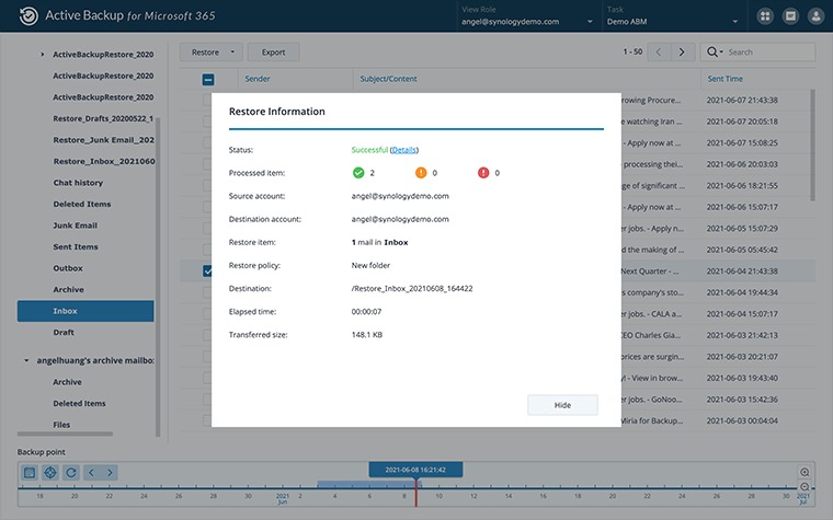 Synology Giai Phap Sao Luu Du Lieu Cho Cac Dich Vu Cua Microsoft 10