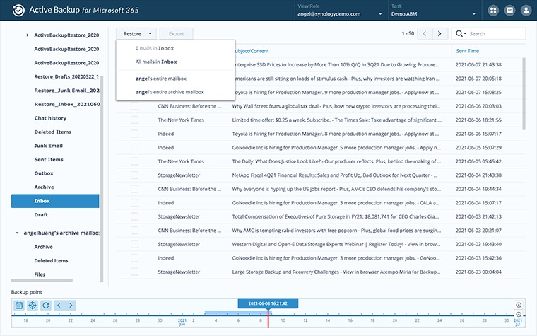 Synology Giai Phap Sao Luu Du Lieu Cho Cac Dich Vu Cua Microsoft 7