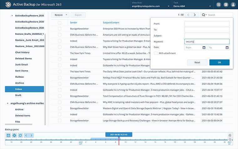 Synology Giai Phap Sao Luu Du Lieu Cho Cac Dich Vu Cua Microsoft 8