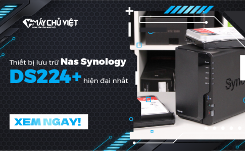 Thiết bị lưu trữ Nas Synology DS224+ hiện đại nhất