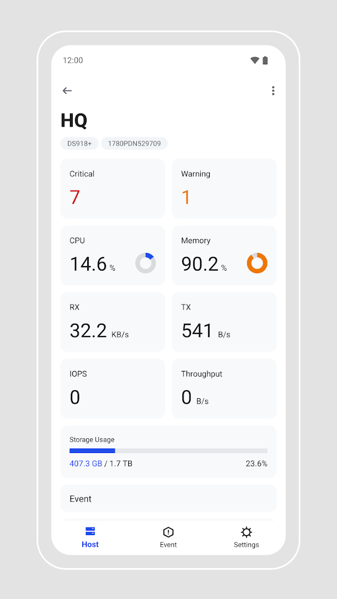 Hinh 8 Synology Active Insight App Giam Sat He Thong