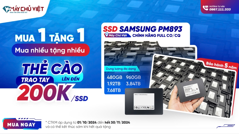 Chuong Trinh Thang 10 Mua 1 O Cung Ssd Samsung Nhan Ngay 1 The Cao Dien Thoai