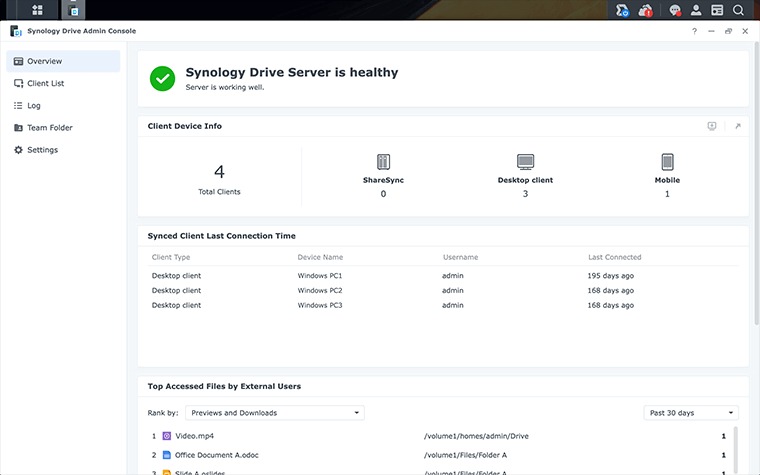 Synology Drive Server - Lưu trữ và đồng bộ hóa dữ liệu dễ dàng 
