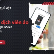 Phiên dịch viên ảo trên Google Meet của Google