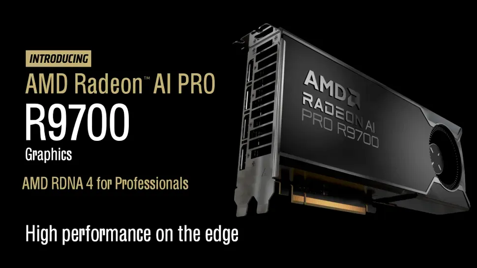 AMD trình làng Radeon AI Pro R9700 thách thức Nvidia