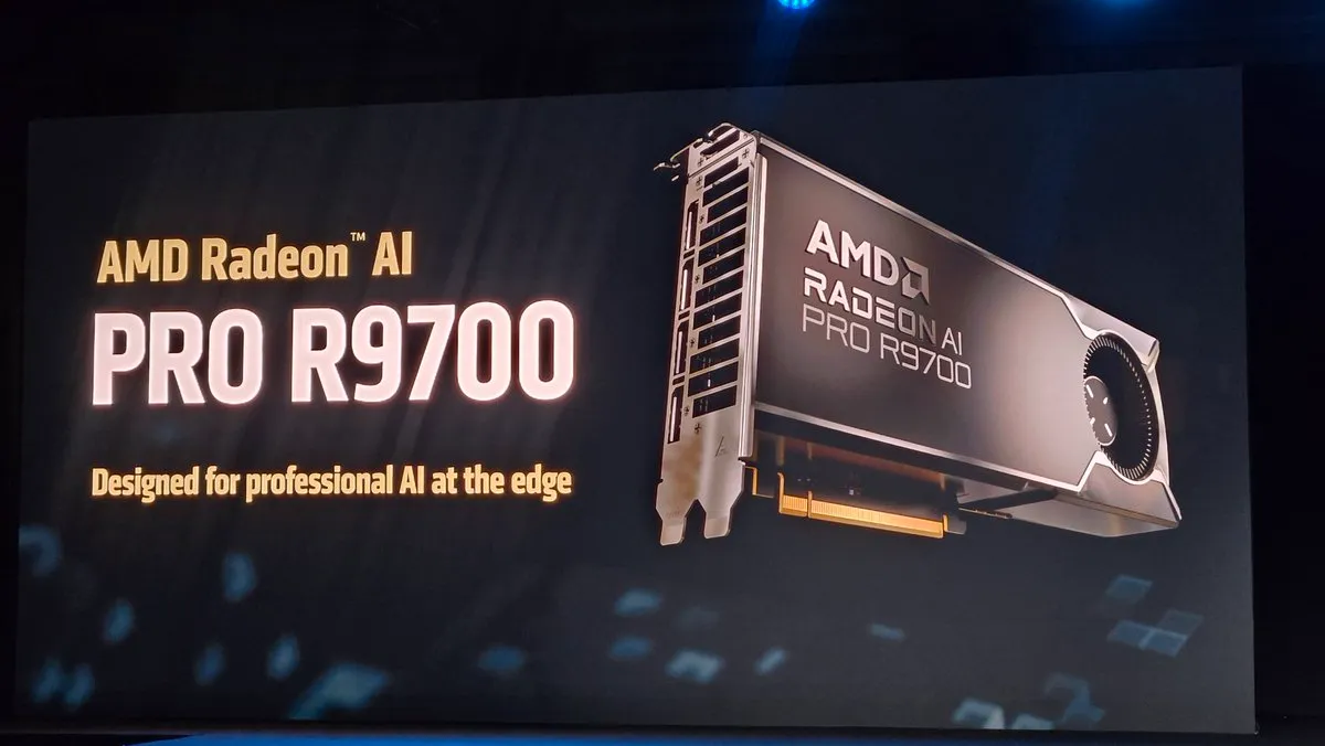 AMD trình làng Radeon AI Pro R9700 thách thức Nvidia