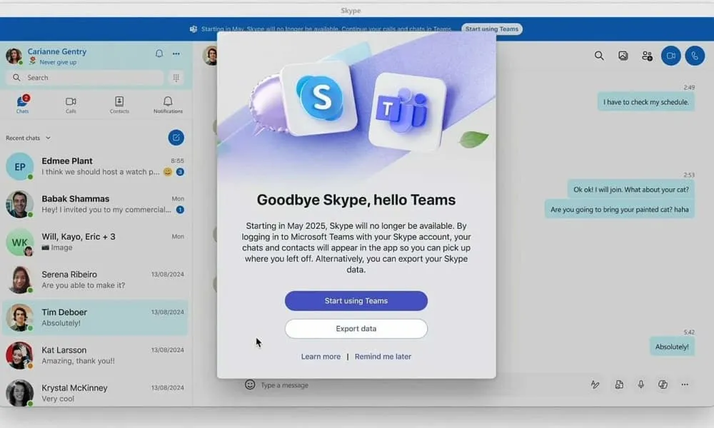 Skype chính thức khép lại hành trình