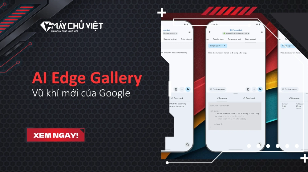 AI Edge Gallery - Vũ khí mới của Google AI Edge Gallery - Vũ khí mới của Google
