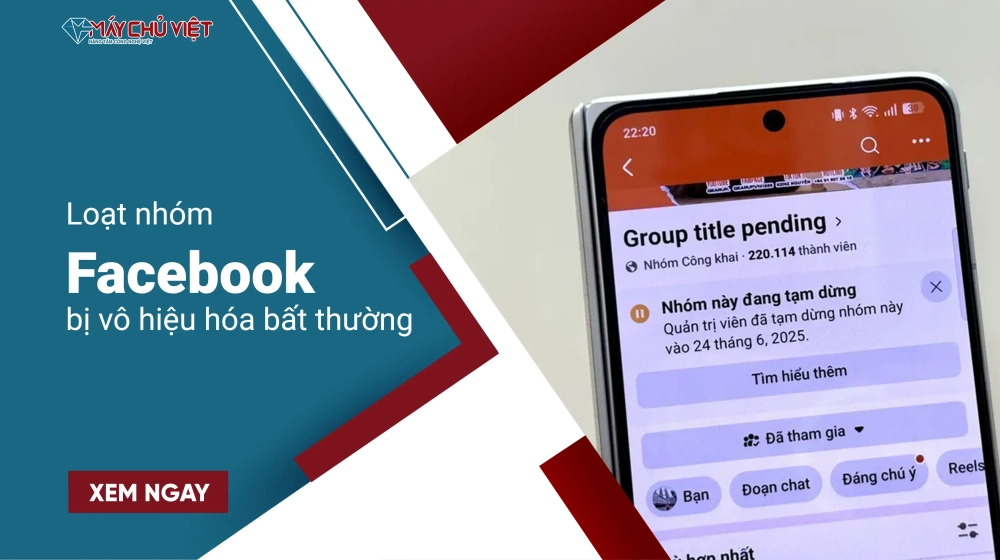 Loạt nhóm Facebook bị vô hiệu hóa bất thường Loạt nhóm Facebook bị vô hiệu hóa bất thường