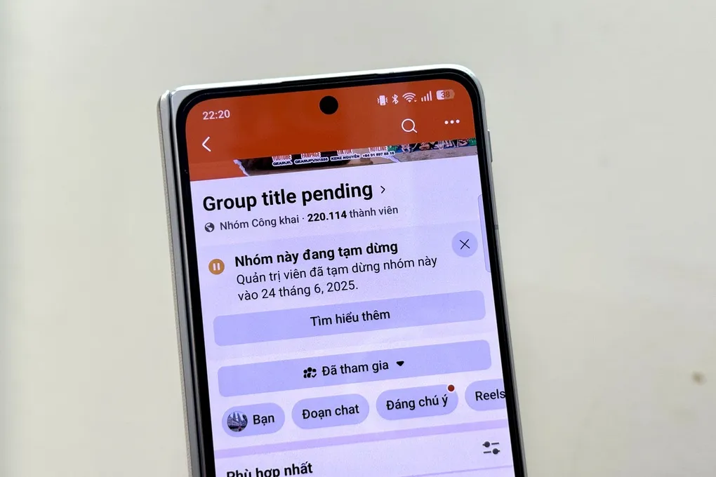 Loạt nhóm Facebook bị vô hiệu hóa bất thường