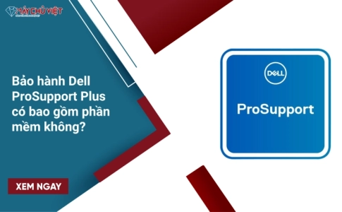 Bảo hành Dell ProSupport Plus có bao gồm phần mềm không?
