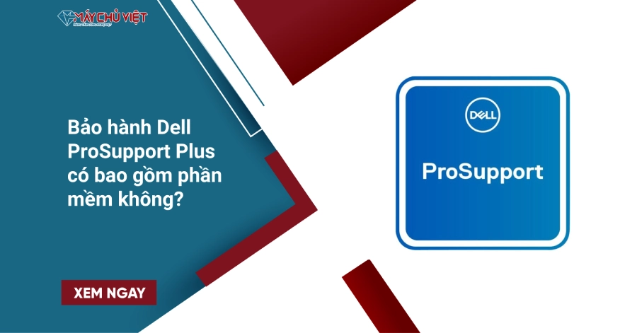 Bảo hành Dell ProSupport Plus có bao gồm phần mềm không?