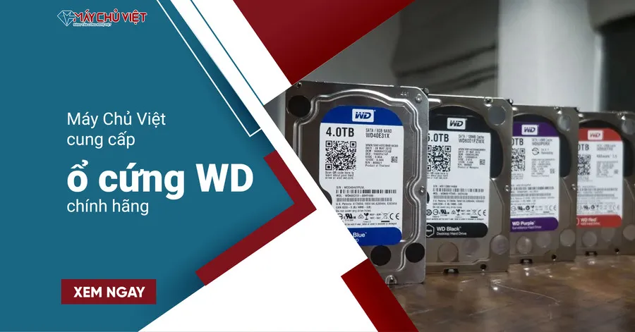 Máy Chủ Việt cung cấp ổ cứng WD chính hãng