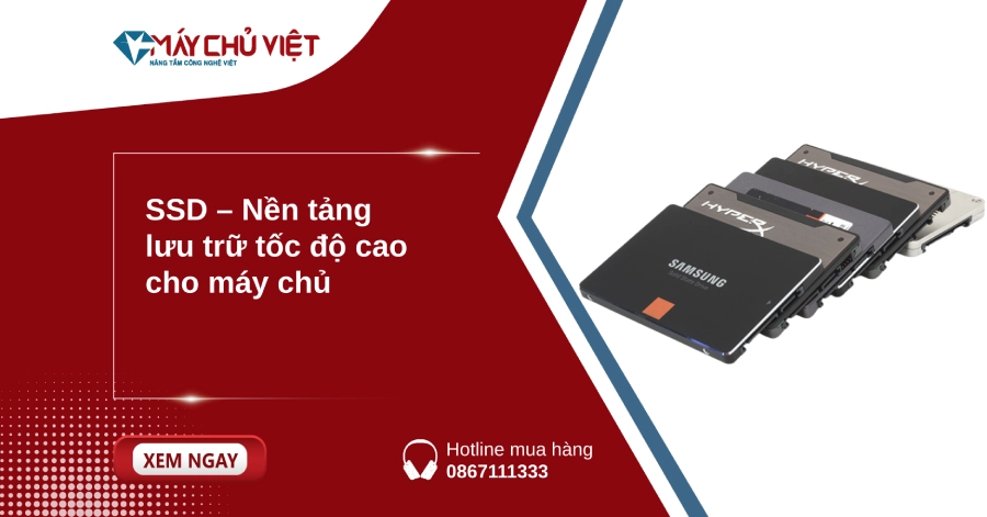 SSD – Nền tảng lưu trữ tốc độ cao cho máy chủ